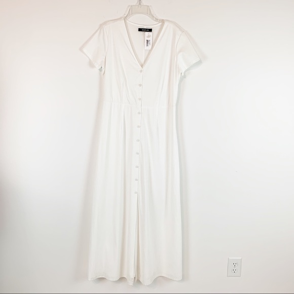 Sugarlips v neck button front Knit maxi dress - Picture 7 of 9